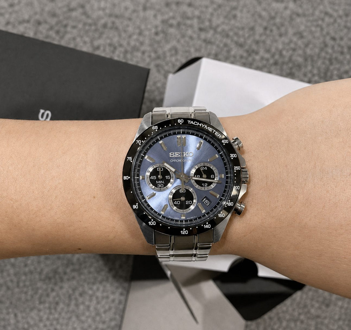Seiko Spirit JDM Chronograph Grey Dial 40mm – SBTR027