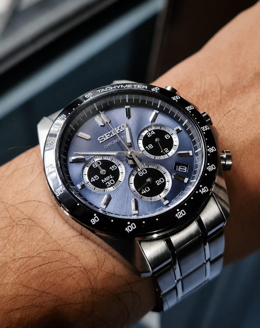 Seiko Spirit JDM Chronograph Grey Dial 40mm – SBTR027