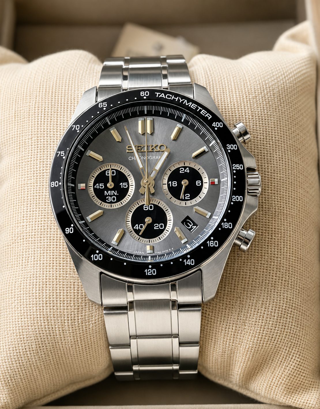 Seiko Spirit JDM Chronograph Grey Dial 40mm – SBTR027