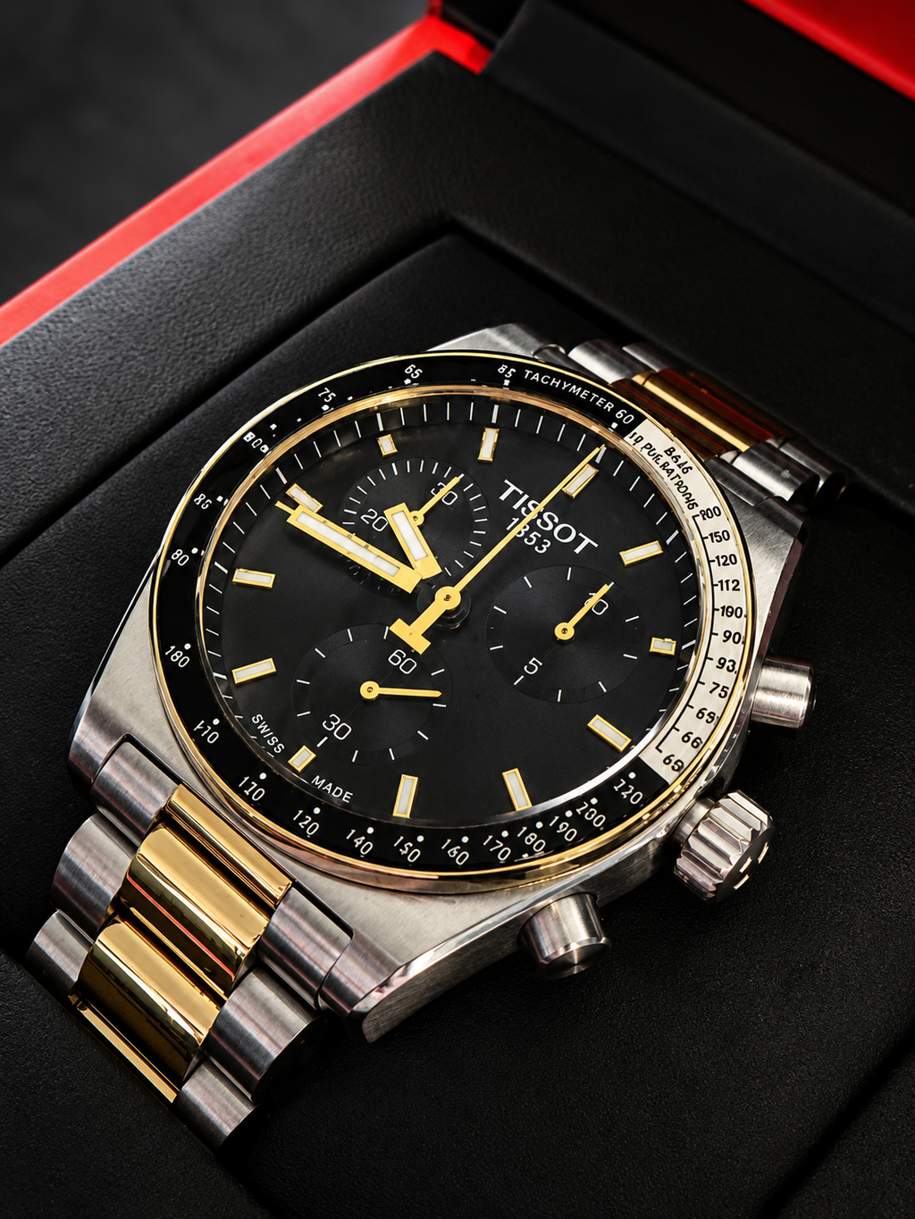 Tissot PR516 Chronograph Black & Gold 40mm – T149.417.22.051.00