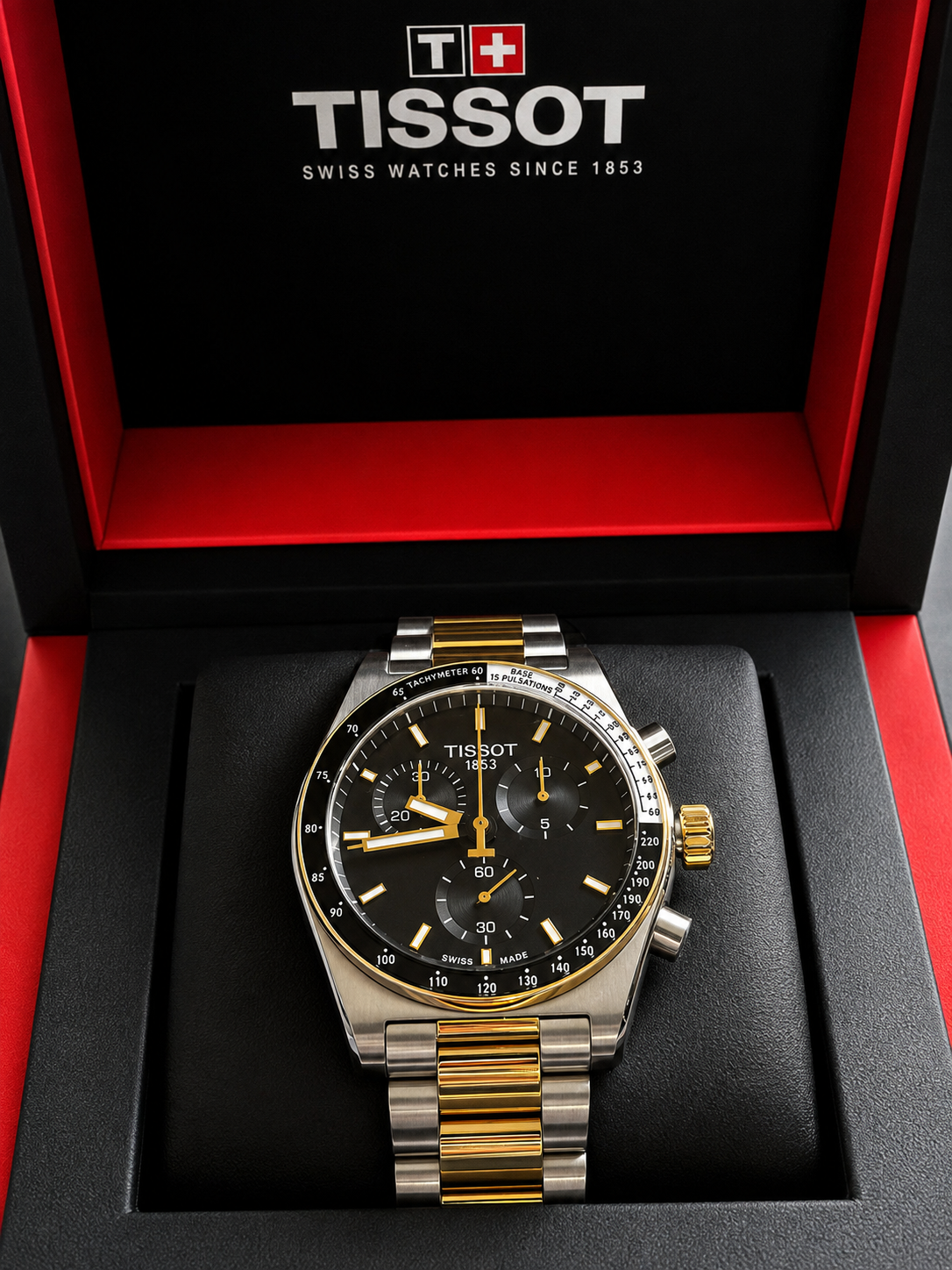 Tissot PR516 Chronograph Black & Gold 40mm – T149.417.22.051.00