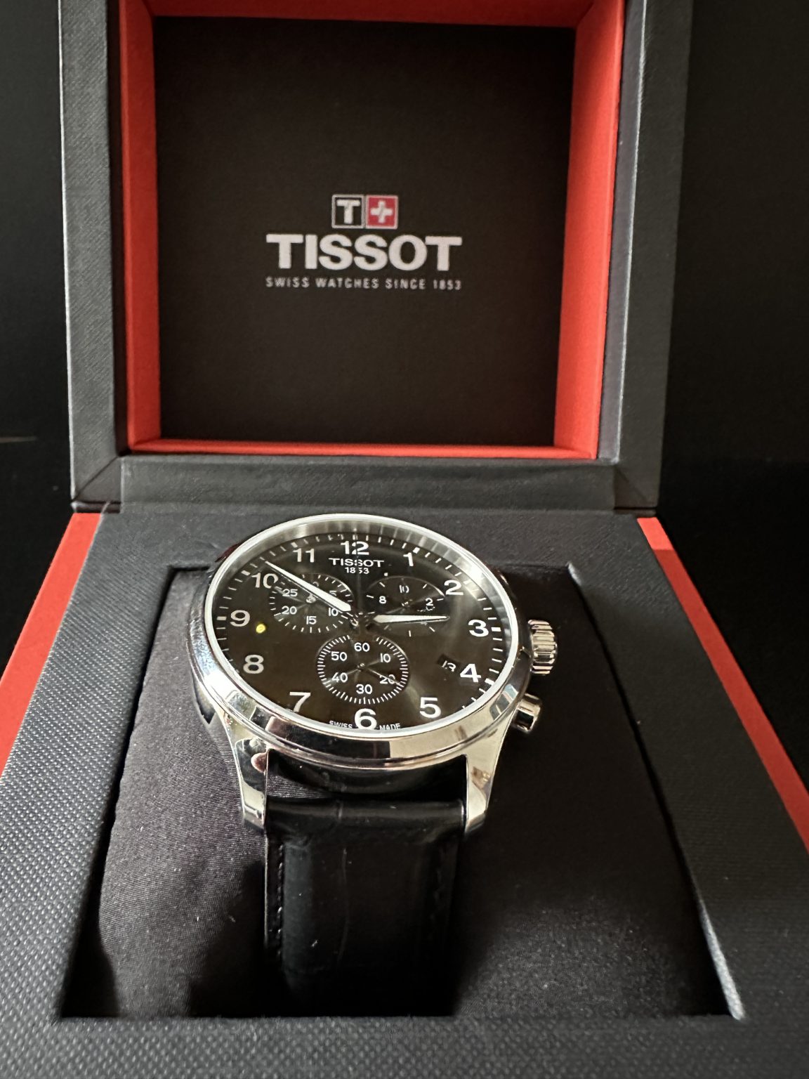 Tissot Chrono XL Classic Black Leather 45mm – T116.617.16.057.00