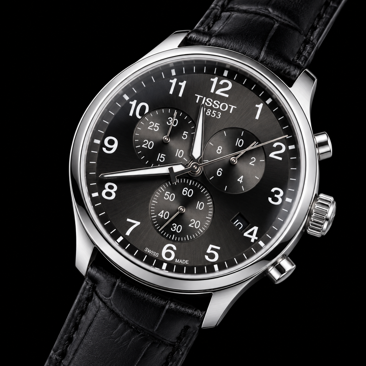 Tissot Chrono XL Classic Black Leather 45mm – T116.617.16.057.00