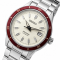 Seiko Presage Style 60s Ruby SRPH93J1 Automatic Watch, Ivory Dial