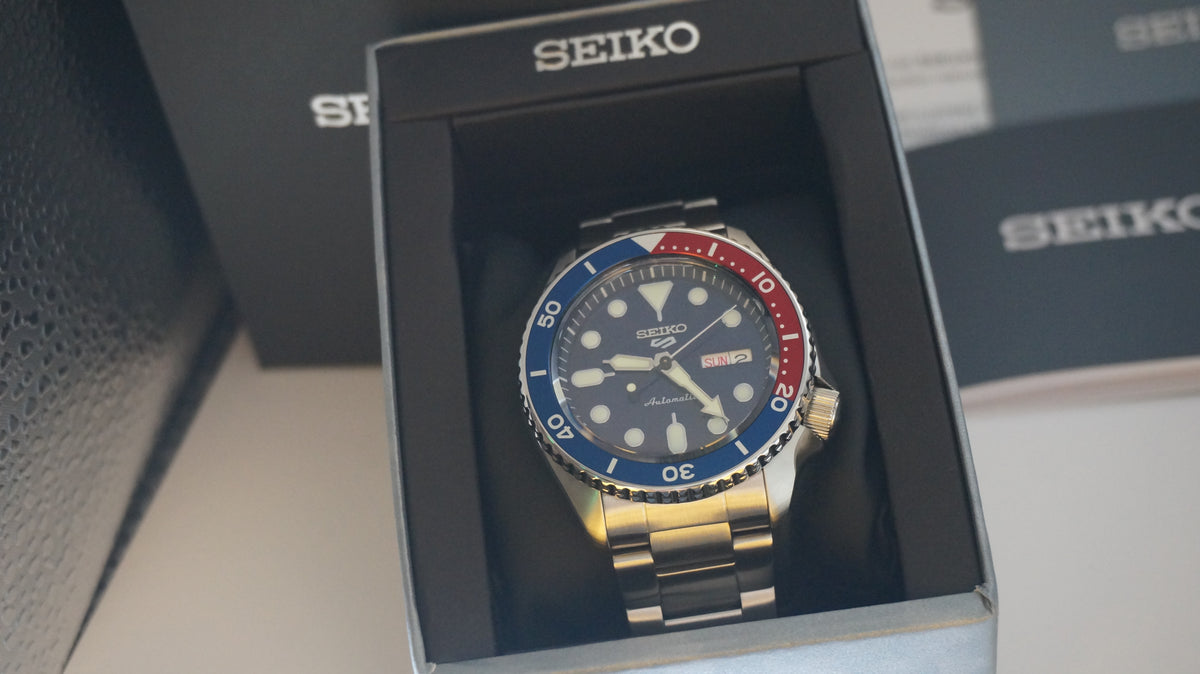 Seiko 5 Sports Automatic Blue “Pepsi” – SRPD53K1