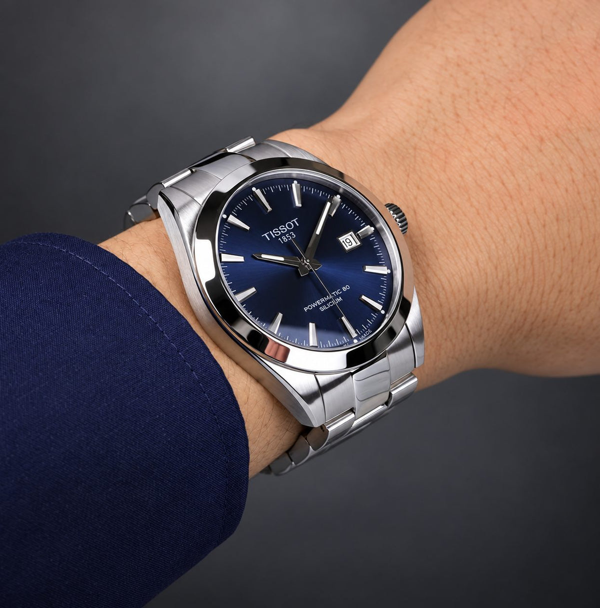 Tissot Gentleman Powermatic 80 Silicium Blue 40mm – T127.407.11.041.00