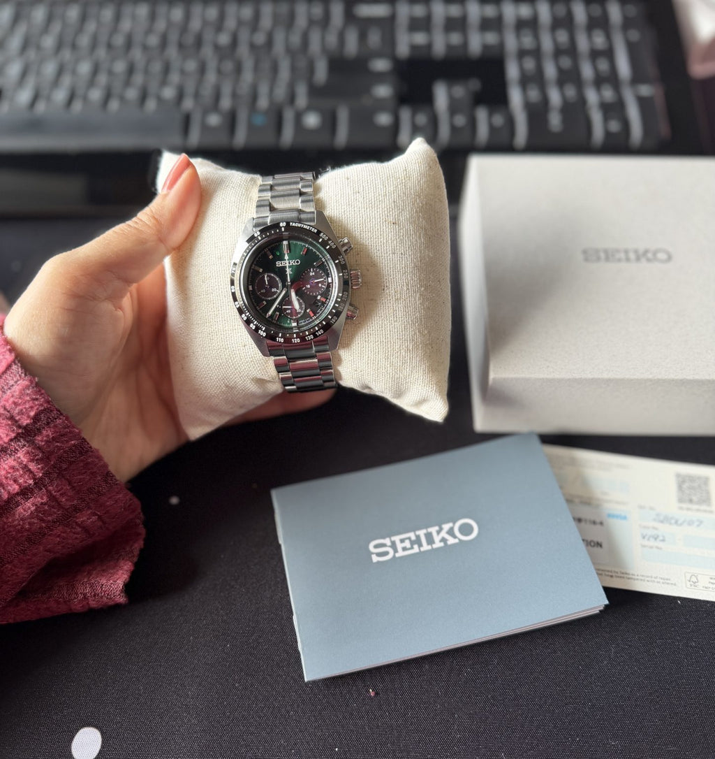 Seiko Prospex Speedtimer Solar Chronograph Green 39mm – SSC933 / SBDL107