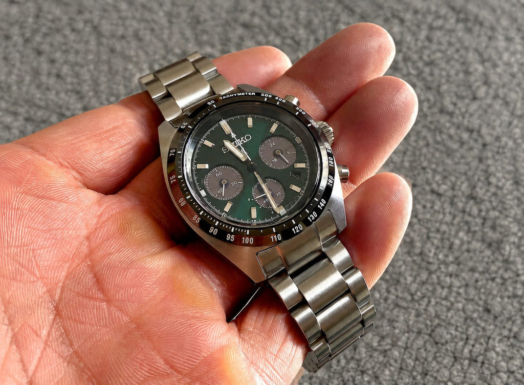 Seiko Prospex Speedtimer Solar Chronograph Green 39mm – SSC933 / SBDL107