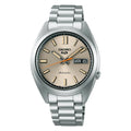 Seiko 5 Automatic Ivory Dial Stainless Steel Men' Watch Srpk91K1