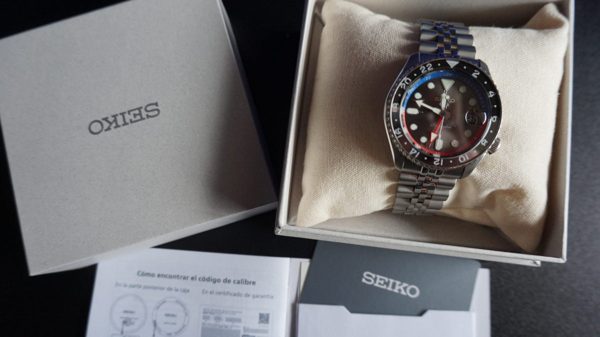 Seiko 5 Sports Automatic GMT Charcoal Grey – SSK019K1