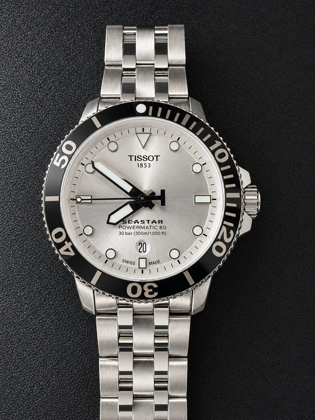 Tissot Seastar 1000 Powermatic 80 Silver Dial 43mm – T120.407.11.031.00