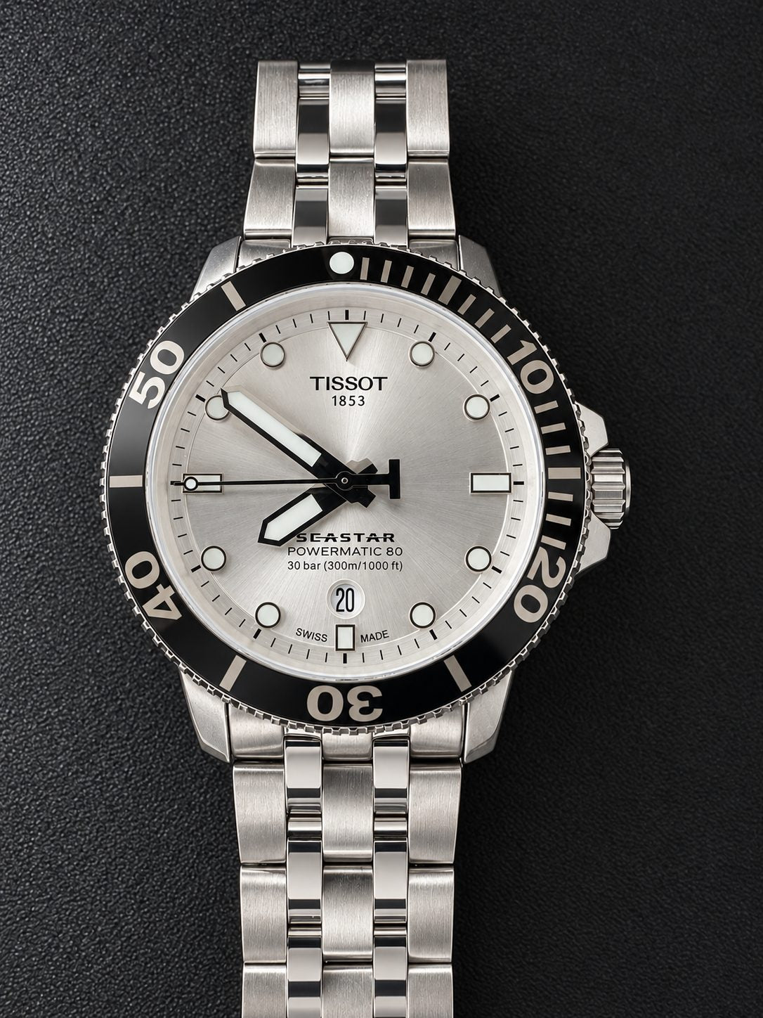Tissot Seastar 1000 Powermatic 80 Silver Dial 43mm – T120.407.11.031.00