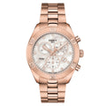 Tissot Ladies Watch Pr 100 Sport Chronograph 36mm White Rose Gold T1019103311600