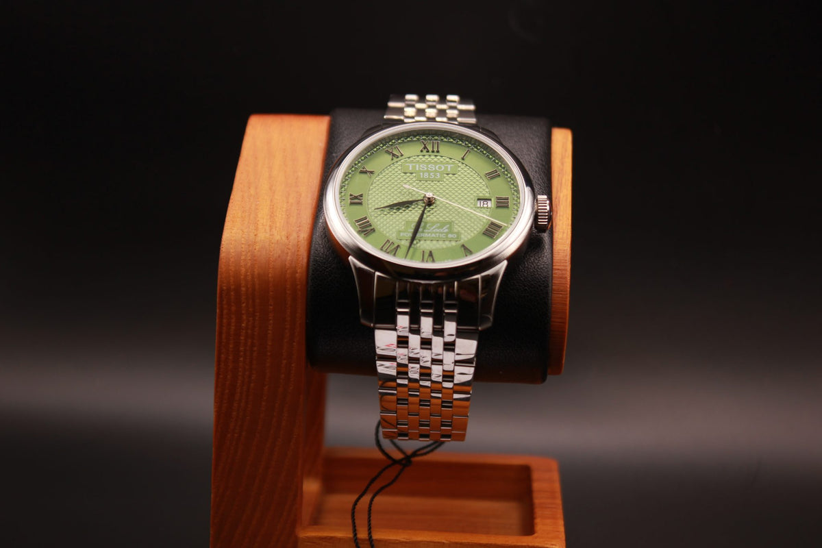 Tissot Le Locle Powermatic 80 Automatic 39.3mm Green Dial Watch | T006.407.11.093.00
