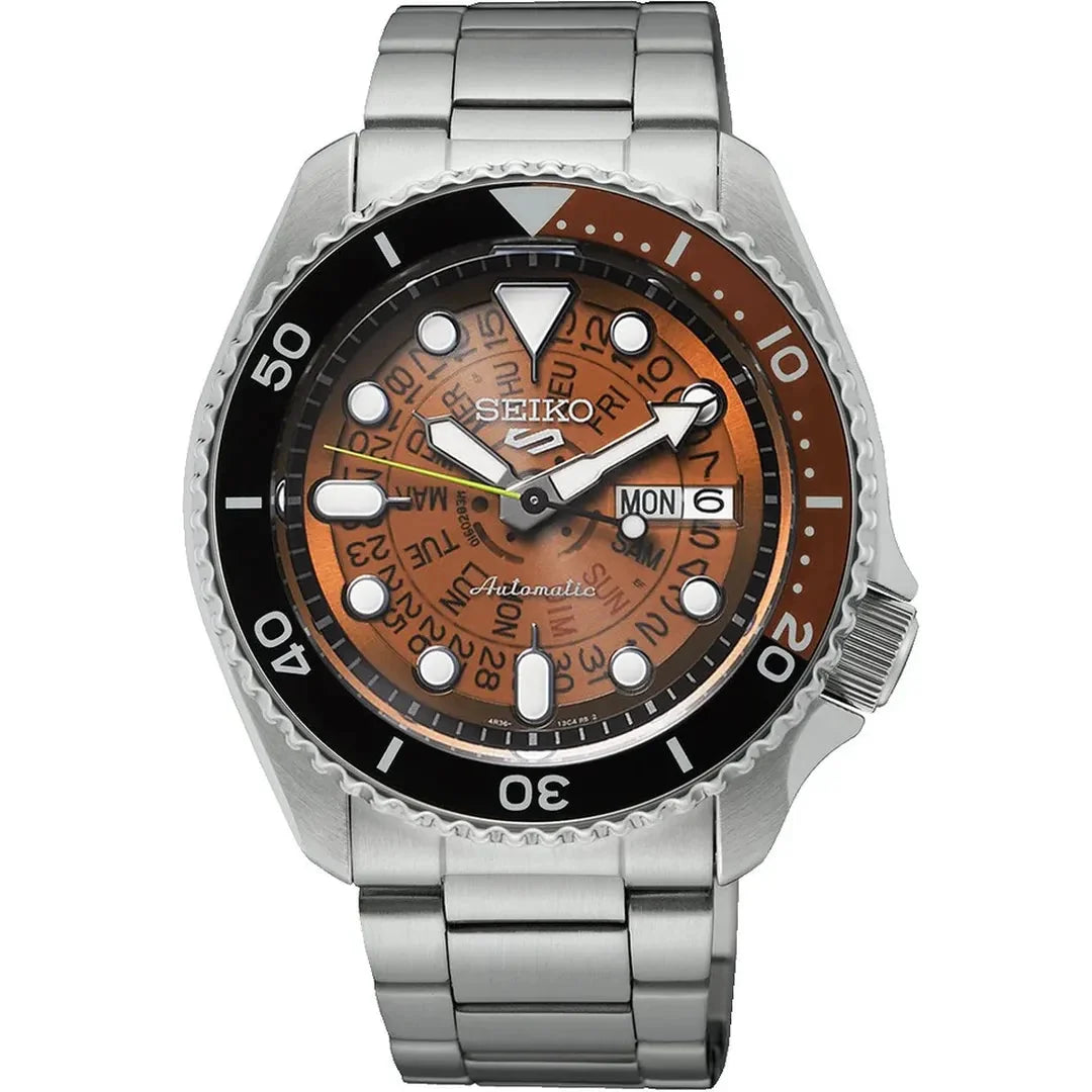 Seiko Watch 5 Sports Skeleton Dial Srpj47k1